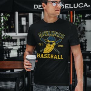 Retro Savannah Baseball T shirt t shirt 0